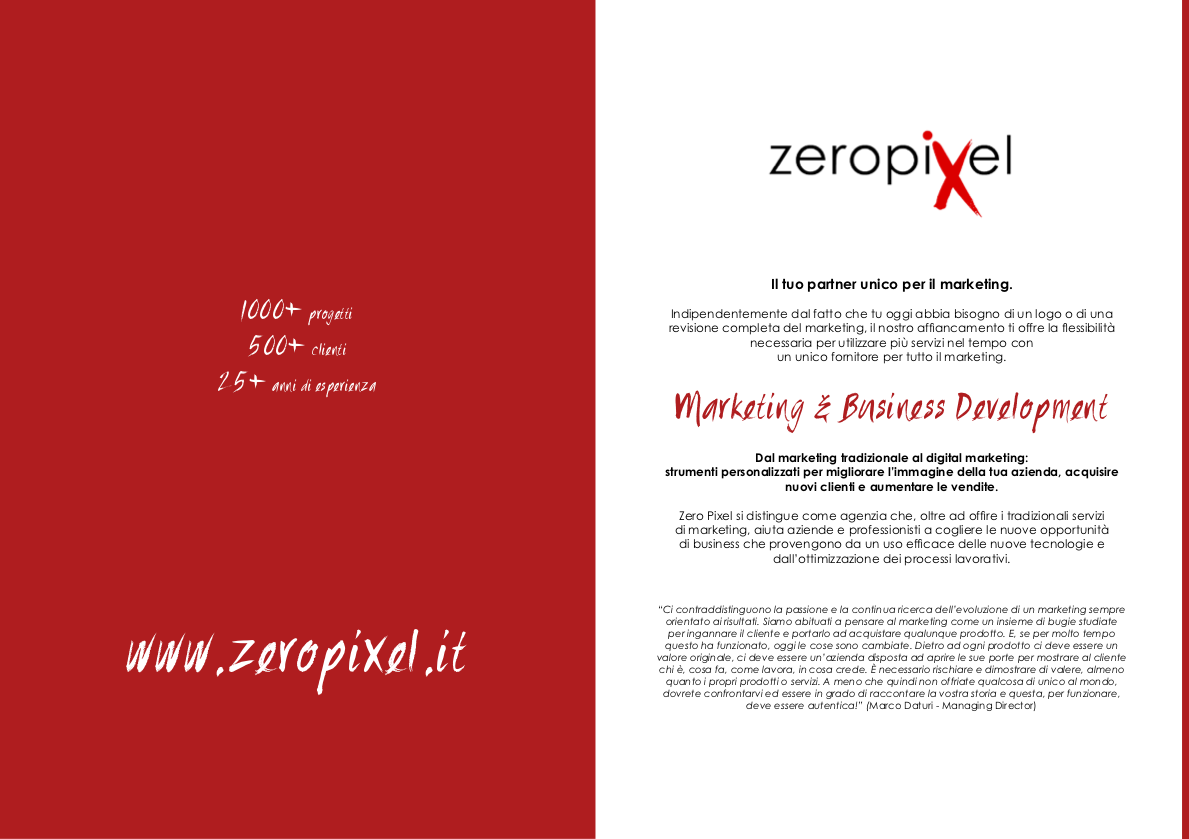 brochure zero pixel 2019