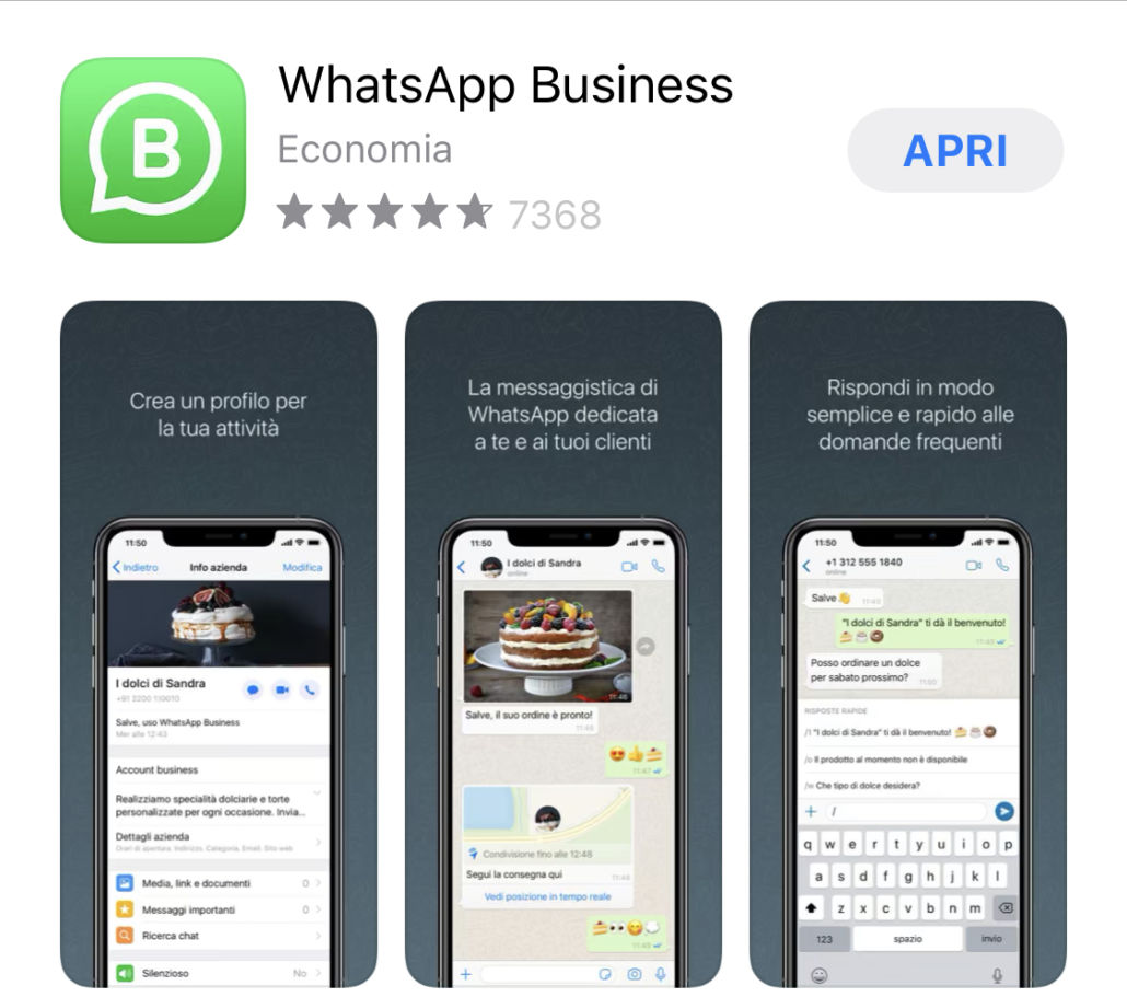 whatsapp business