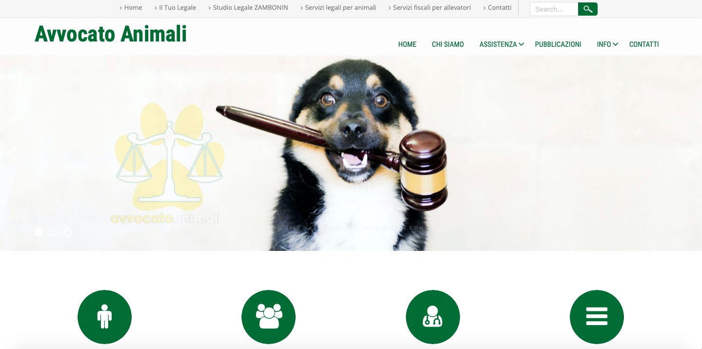 avvocato animali sito web