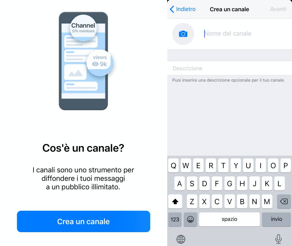 canale telegram