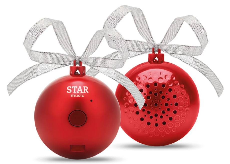 jingle ball palla di natale con speaker wireless