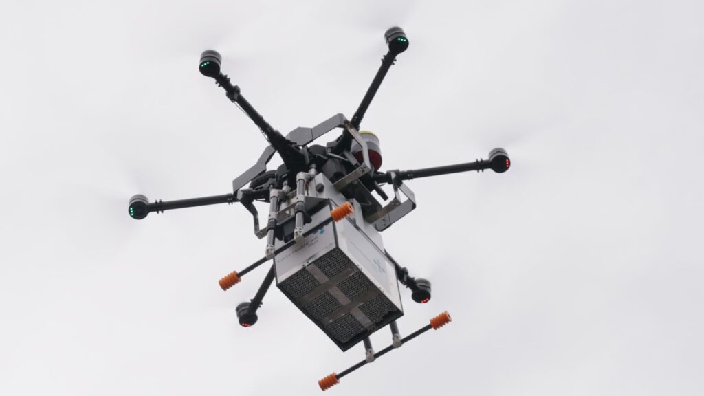 drone in volo Cerba HealthCare