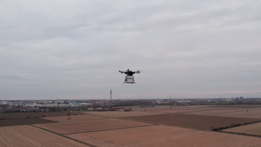 drone in volo Cerba HealthCare