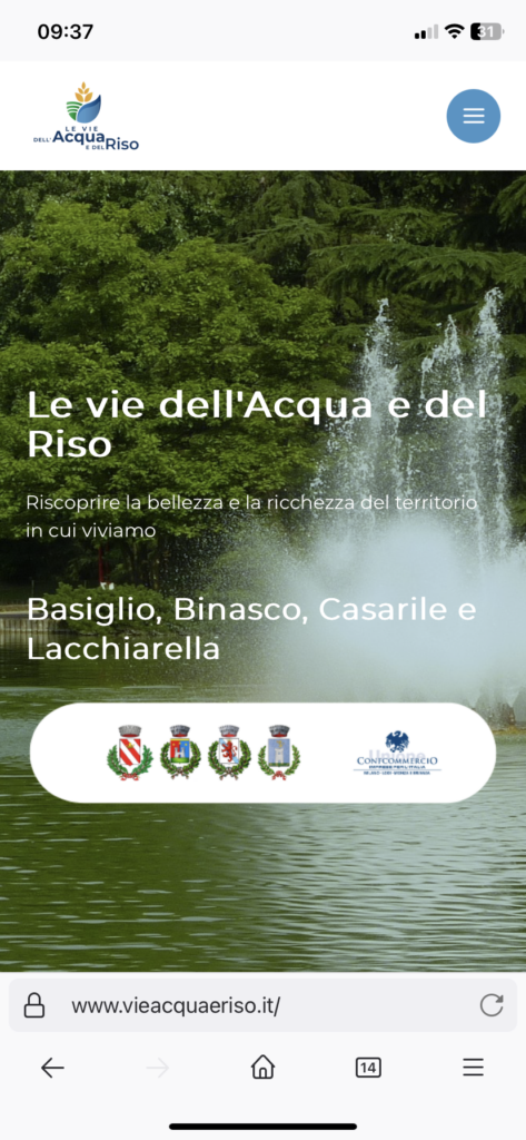 marketing territoriale vie acqua e riso