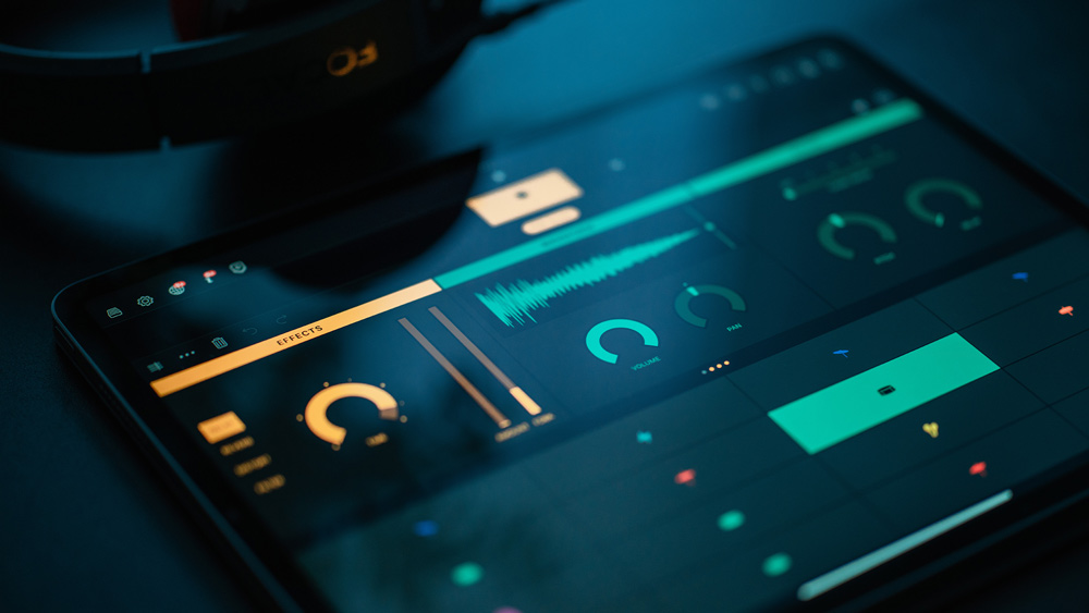 creazione musicale con tablet per la tua azienda